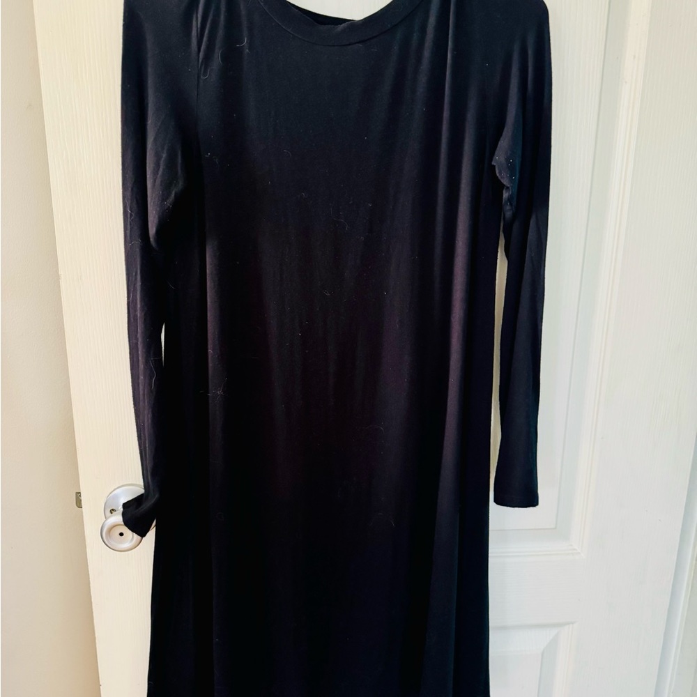 American Eagle Long Sleeve Open Back Dress